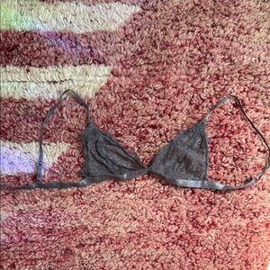 MRata Lace Bralette in Gray